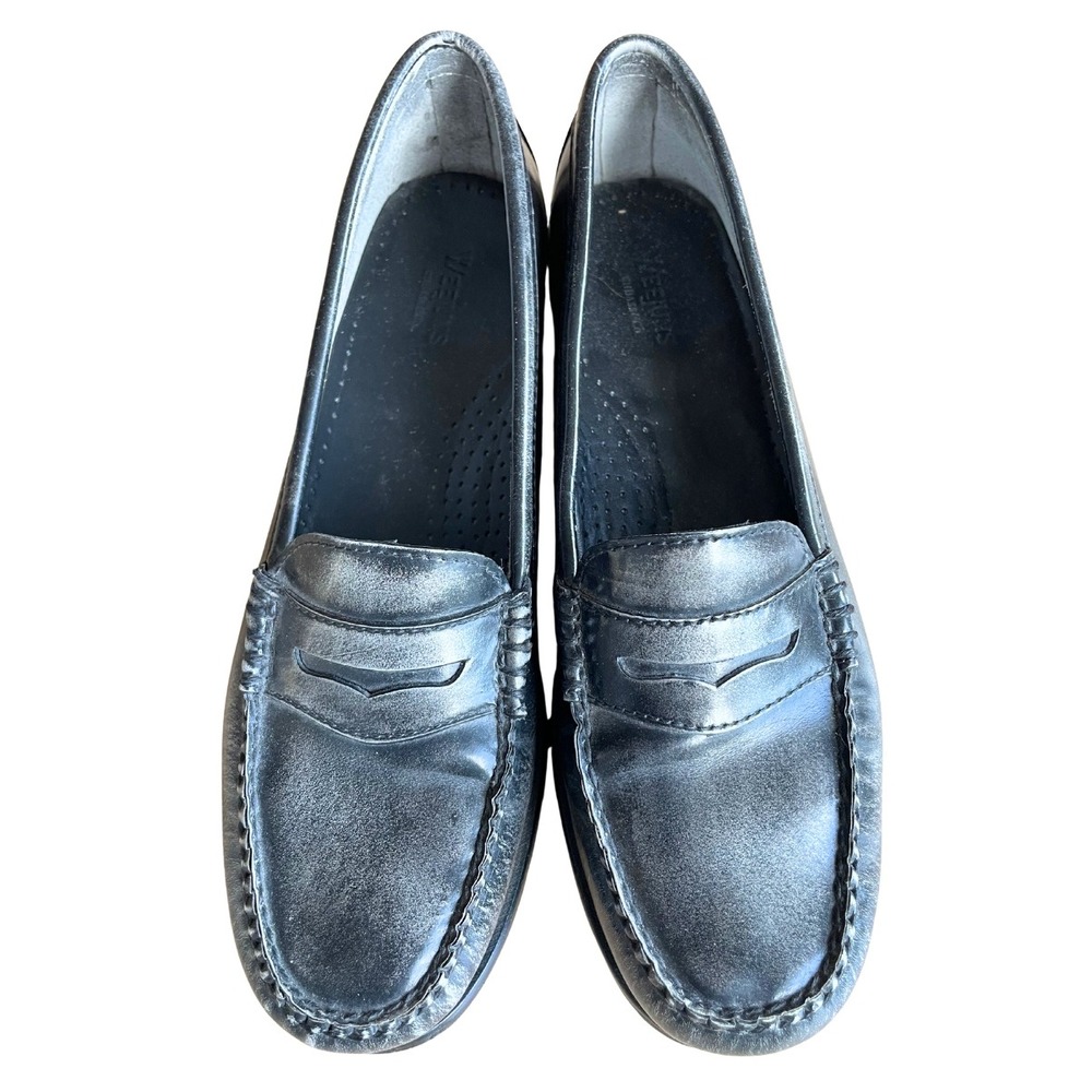 G.H. Bass & Co. Women's Leather Weejuns Whitney Penny Loafer Slip On Shoes